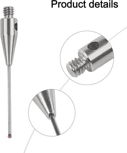 قلم مسبار اللمس CMM لـ Renishaw A-5003-0577 M2 خيط 0.7 مم كرة روبي بطول 20 مم مع قضيب كربيد لآلة قياس الإحداثيات صلابة عالية قلم مسبار اللمس CMM in Kuwait