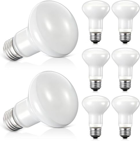4 Pack 50W 120V R20 Popcorn Machine Light Bulb Replacement, Frosted Shatter Proof Popcorn Lamp, Incandescent Reflector Heat Light Bulb for Machine Warmer & Food Display, E26 Base in Kuwait