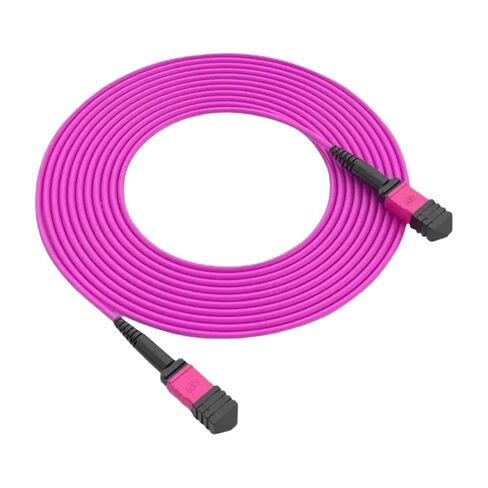 وصلة ربط الألياف OM4 1M/3.0m/5M/10M 8/12 core MPO-MPO متعدد الأوضاع (8 Core 1m) in Kuwait