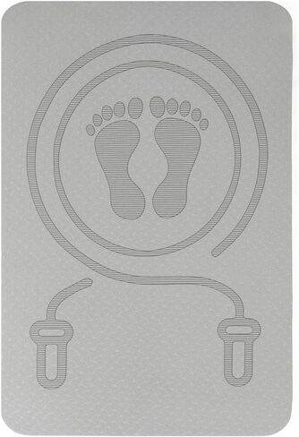 10mm Thick Fitness Mat for Jump Rope, Yoga & Pilates – Non-Slip Multi-Function Exercise Mat for Home Gym, Indoor & Outdoor Workouts(23.62 x 15.74 inches) in Kuwait