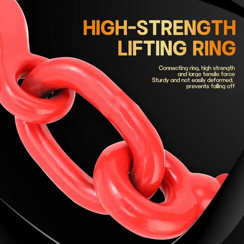Chain Binder, 3/8"–1/2" Ratchet Load Binders 9215 LBS Secure Working Load, G70 Grab Hooks and Adjustable Length, for Transport Chains, Tie-Down, Hauling, Tie Down, Towing, 2-Pack (3/8" - 1/2"(2 pack)) in Kuwait