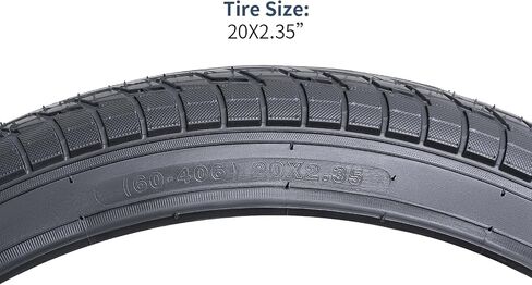 YUNSCM 2-PCS 20" Folding Replacement Bike Tires 20x2.35/60-406 City, Road Bicycle Tires (Y-1589) in Kuwait