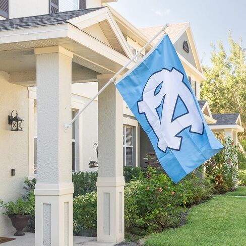 Desert Cactus University of North Carolina Flag Double Sided UNC Chapel Hill Tar Heels Banners 100% Polyester Indoor Outdoor 3x5 feet Flags (Double Sided - Flag 1) in Kuwait