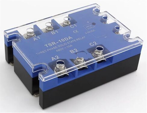TSR-10DA Three-Phase DC to AC 10A 90-480Vac Solid State Relay in Kuwait