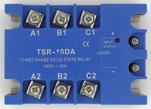 TSR-10DA Three-Phase DC to AC 10A 90-480Vac Solid State Relay in Kuwait