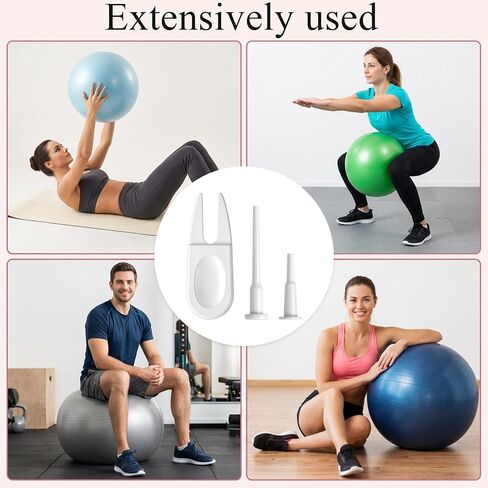 Yoga Ball Plugs, 20 Air Stopper Plugs with 2 Removal Tools Exercise Ball Plug Replacement Kit Fitness Exercise Ball Air Stopper Plug Pin for Pilates Balls Ball Inflatable Bed Pool Floats in Kuwait
