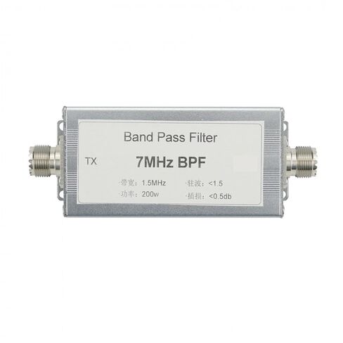 مرشح تمرير النطاق 7 ميجا هرتز، مرشح تمرير النطاق BPF، مضاد للتدخل، حساسية استقبال محسنة 200 وات in Kuwait