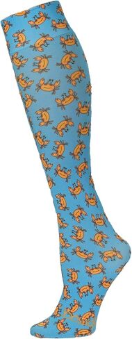 Hocsocx Crabby Craze Performance Liner Socks Moisture Wicking Protection for Field Hockey Soccer Ski Horseback Riding, Medium in Kuwait