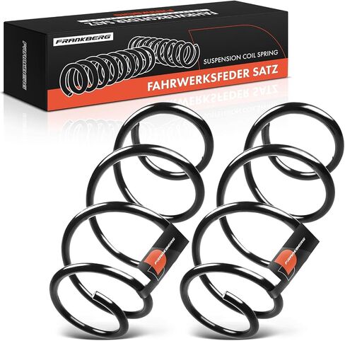 Frankberg 2x Coil Spring Front axle Compatible with W204 C180 C200 C220 C230 C250 C280 S204 C180 C200 C220 C230 C250 C280 2007-2017 in Kuwait