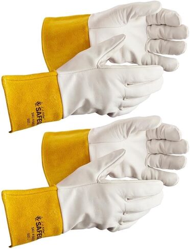 J. J. Keller SAFEGEAR Tig Welding Cowhide Leather Work Gloves - 2 Pairs in Kuwait