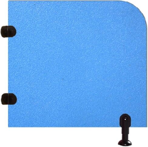Colorful Partition Board Floor-Mounted Urinal Baffle Public Toilet Partition Toilet Privacy Partition Wood Divider Screen Toilet Partition with Accessories Used in S,Blue in Saudi Arabia