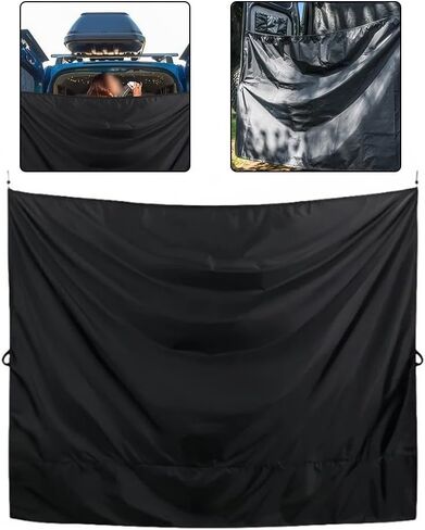 Van Barn Door Privacy Drapes Blocks Sunlight, Ensures Comfort for All Vehicle Occupants in Kuwait