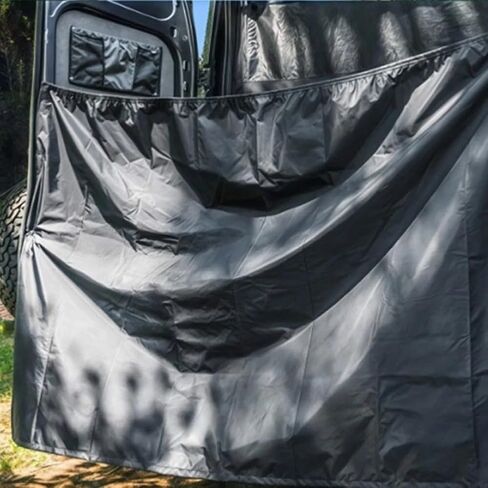 Van Barn Door Privacy Drapes Blocks Sunlight, Ensures Comfort for All Vehicle Occupants in Kuwait