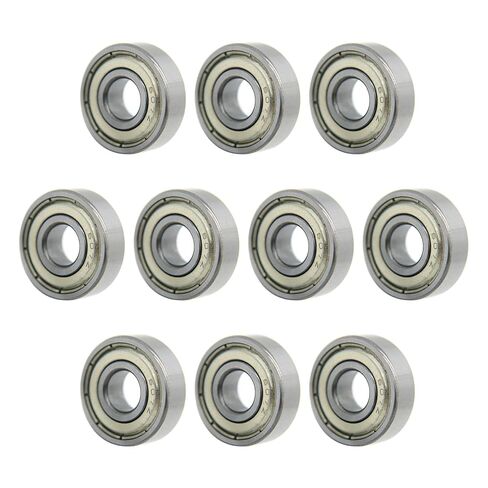 كرة أخدود عميقة تحمل غطاء مطاطي مختومة 607RS عالية الكربون الصلب الكرات 7 مللي متر x 19 مللي متر x 6 مللي متر 10 قطعة in Kuwait