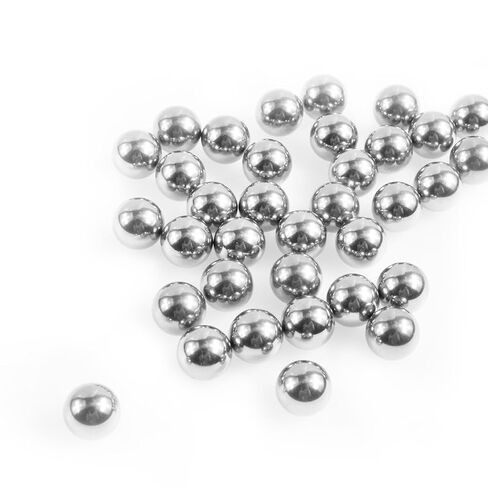 50Pcs 7mm Bearing Balls 304 Stainless Steel Balls G100 Precision Metric Solid Balls for Bearings, Hardware Accessories in Kuwait