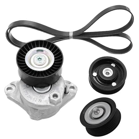 Engine Drive Belt Tensioner Idler Pulley Serpentine Belt Kit 2722000270 2722021419 Compatible with GL450 GLK350 in Kuwait