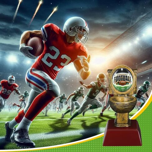 كأس المرحاض لكرة القدم الخيالية للمكان الأخير، كأس خاسر وعاء المرحاض الذهبي، هدية مضحكة لخاسر دوري كرة القدم هدية لعقاب الدوري، بطول 6.3 بوصة in Kuwait