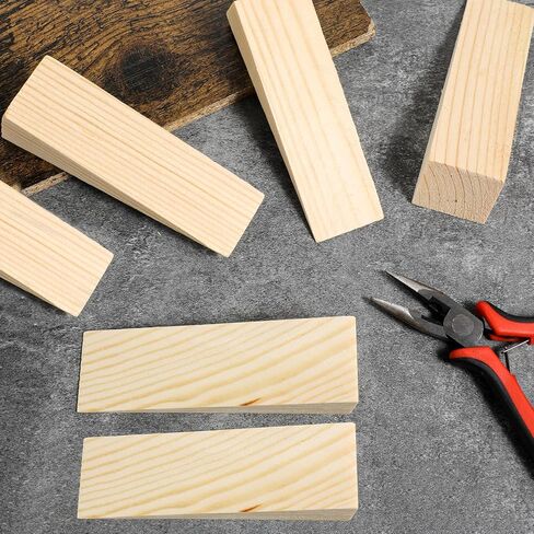 6 PCS Wood Wedge Door Wedge Stopper Wooden Shims Non Slip Triangle Firefighter Wedges Security Door Stopper Fit for Bottom of Doors on Tile, Concrete, Carpet, Wooden Floor, Solid Block in Kuwait