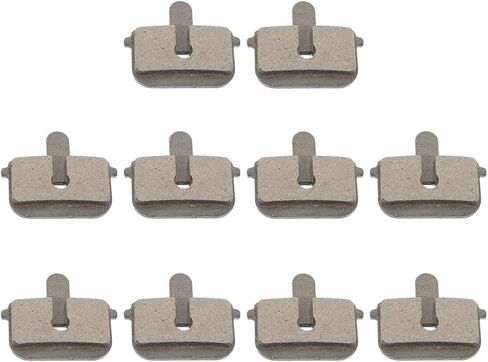 Yardwe 5 Pairs Bicycle Disc Brake Pads for Electric Bike and Mountain Bike, Semi-Metallic Oil-Resistant Hydraulic Brake Replacement Pads, Suitable for Daily Commuting and Outdoor Cycling in Kuwait