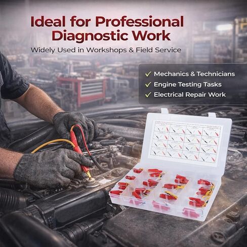 5299367 Electrical Test Lead Kit Replacement for Cummins, 16PCS Wire Connectors & Test Cables Set, Circuit Testing & Diagnostic Tool Kit in Kuwait
