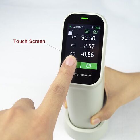 مقياس الألوان VK20، أداة قياس لون الطلاء، مع كابل شحن وحقيبة حمل، قارئ ألوان محمول، مستشعر ألوان مطياف الألوان in Kuwait