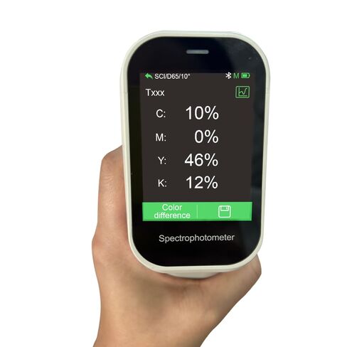 مقياس الألوان VK20، أداة قياس لون الطلاء، مع كابل شحن وحقيبة حمل، قارئ ألوان محمول، مستشعر ألوان مطياف الألوان in Kuwait