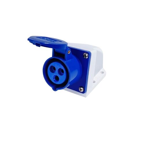 Industrial Plug Socket Connector Coupler 3 core 4 5 16A/32A Waterproof Aviation Male and Female Docking(4 Core 16a Concealed Socket) in Kuwait