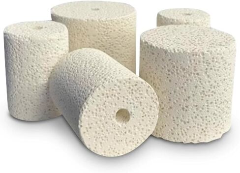 1pc High-Temperature Alumina Quartz Tube Insulation Plug - Furnace Seal for Tube Furnaces(D68mm*65mm OD 80mm) in Kuwait