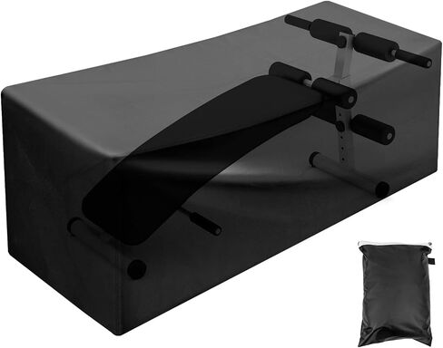 QWORK Weight Bench Protective Cover, Sit-up Board Cover, Durable Oxford Fabric, Waterproof, Prevent Pets in Kuwait