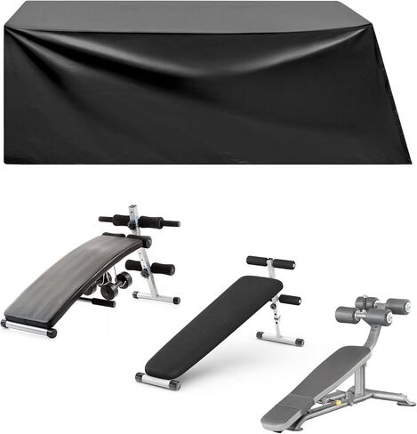 QWORK Weight Bench Protective Cover, Sit-up Board Cover, Durable Oxford Fabric, Waterproof, Prevent Pets in Kuwait