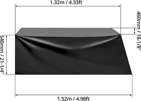 QWORK Weight Bench Protective Cover, Sit-up Board Cover, Durable Oxford Fabric, Waterproof, Prevent Pets in Kuwait