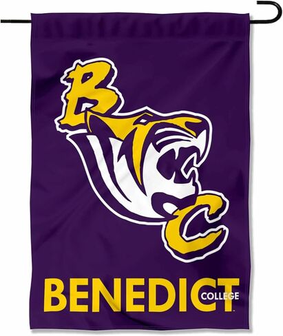Benedict Tigers Wordmark Logo Garden Banner Flag in Kuwait