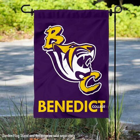 Benedict Tigers Wordmark Logo Garden Banner Flag in Kuwait
