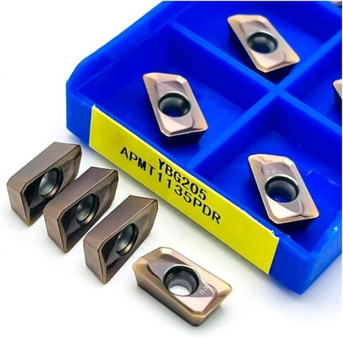 APMT1135 APMT160408 CNC مخرطة التنغستن الصلب كربيد سبائك أدوات القطع طحن إدراج القاطع لجانب الوجه APMT 1135(APMT1135PDER YBG205) in Kuwait