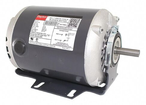 Dayton 1/3 HP Belt Drive Motor, Split-Phase, 1725 Nameplate RPM, 115 Voltage, Frame 48 in Kuwait