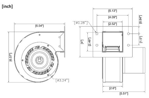 1TDP5، 1TDP5A، 4C442 منفاخ بديل لتبادل OEM المباشر من Dayton in Kuwait