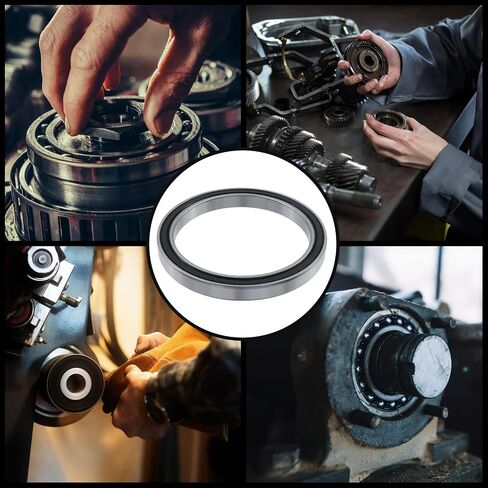 6816-2RS Deep Groove Ball Bearings, Double Rubber Sealed Miniature Bearing Steel Skateboard Bearing 1pcs, 4in Bore 3in OD 0.4in Width, 61816-2RS Bearings in Kuwait