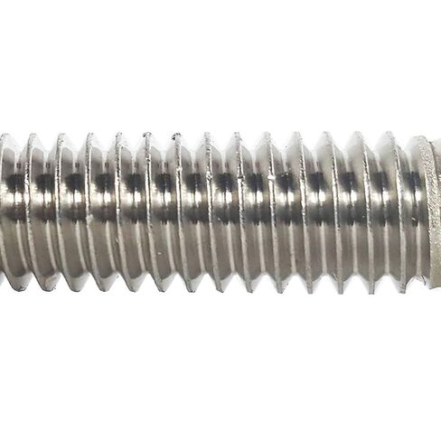 5/16-18 x 2" Hex Head Cap Screw Bolts, Stainless Steel 18-8, Full Thread, Plain Finish, Flat Point, Quantity 100 By Fastenere in Kuwait