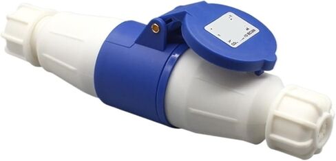 220V 3-core 4-core 5-Hole Waterproof Aviation Male Female Docking Industrial Plug Socket Connector 16A32A(3-core32Asurfacemountedsuit) in Kuwait