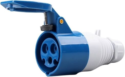 Industrial Plug Aviation Socket 16/32A Connector 3-core 5 Three-Phase Four-Wire 380 Docking Non-Explosion-Proof(5-core16Aconcealedsocket(solidcopper)) in Kuwait