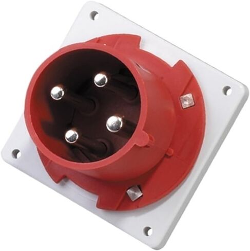 Industrial Concealed Socket Plug Ip44 Fixed Appliance Connection Male Connector 16/32/63A Aviation Power Protection(CF-8173P32A) in Kuwait