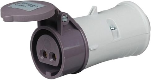 مقبس جهد منخفض 2/3P موبايل 16/32 أمبير مقاوم للماء صناعي IP44 أرجواني (CF702) in Kuwait