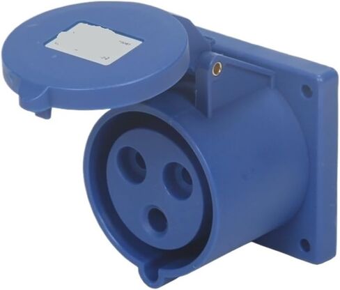 16A Aviation Industry Plug Socket 3-pin 4-pin 5-Hole 32A Male and Female Docking Connector Three-Phase Waterproof(4-core32Aopen-mountedsocket) in Kuwait