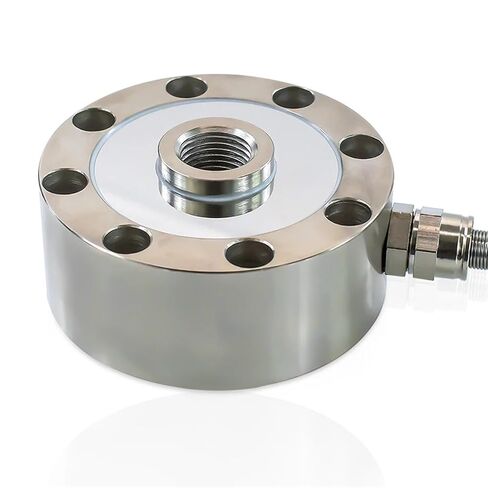 Load Cell 500kg Wheel Donut Type Compression Tension 200kg Force Sensor Weighing Scale 1000N Disk 1ton 1Pcs(1000kg) in Kuwait