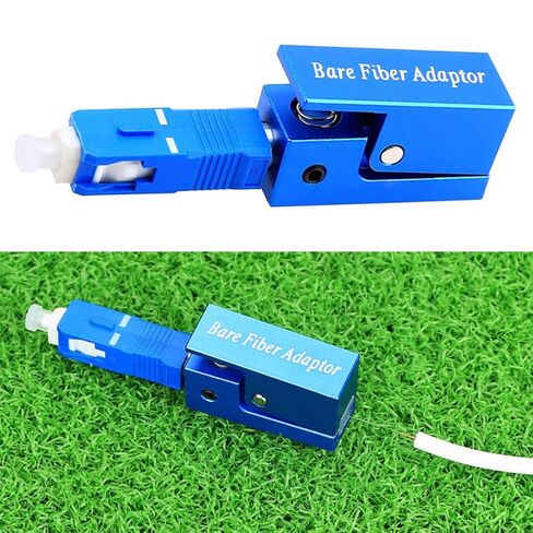 Bare Fiber Adapter SC Square Fibre Optical Quick Connector for FTTH CATV Patch Panel Server Rack in Kuwait