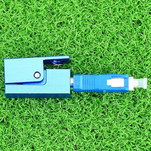 Bare Fiber Adapter SC Square Fibre Optical Quick Connector for FTTH CATV Patch Panel Server Rack in Kuwait