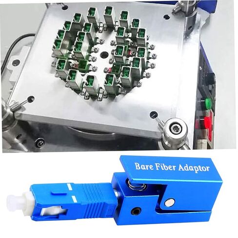 Bare Fiber Adapter SC Square Fibre Optical Quick Connector for FTTH CATV Patch Panel Server Rack in Kuwait