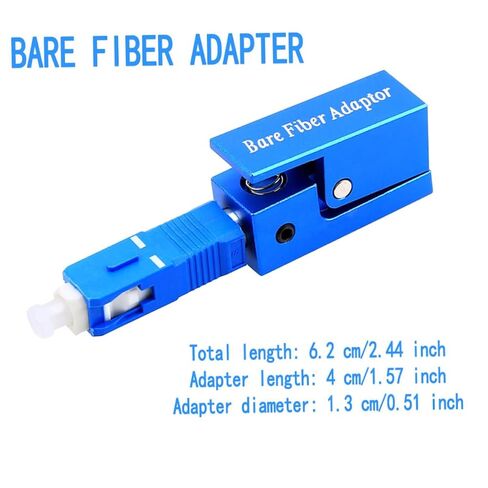 Bare Fiber Adapter SC Square Fibre Optical Quick Connector for FTTH CATV Patch Panel Server Rack in Kuwait