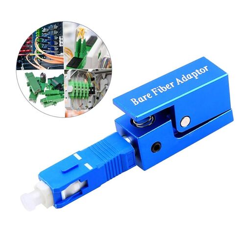 Bare Fiber Adapter SC Square Fibre Optical Quick Connector for FTTH CATV Patch Panel Server Rack in Kuwait
