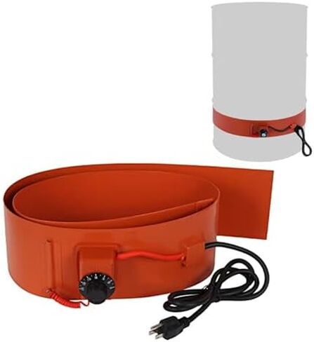 Adjustable Heating Pad for 20L/55 Gallon Drum - Efficient Honey Oil Barrel Heating Belt - Temperature Control Band for Optimal Heating Performance in Kuwait